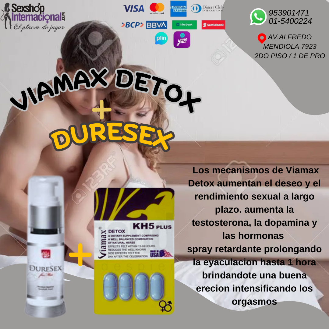 DURESE VIAMAX DETOX DUO POTENCIADOR